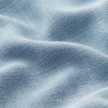 Fireproof Blue Soft Viscose Linen Fabric para monos